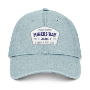 Embroidered Denim Hat - Miner's Bay Lodge "Family Resort"