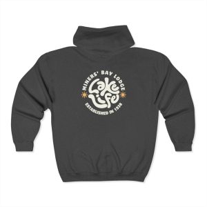 Unisex "Lake Life" Full Zip Hooded Sweatshirt